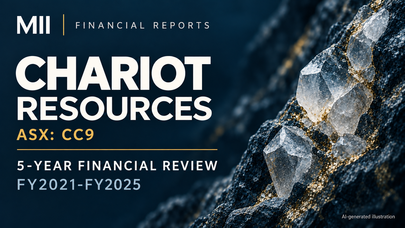Chariot Resources Ltd (ASX: CC9) financial review, FY2021-FY2025 — AI-generated illustration