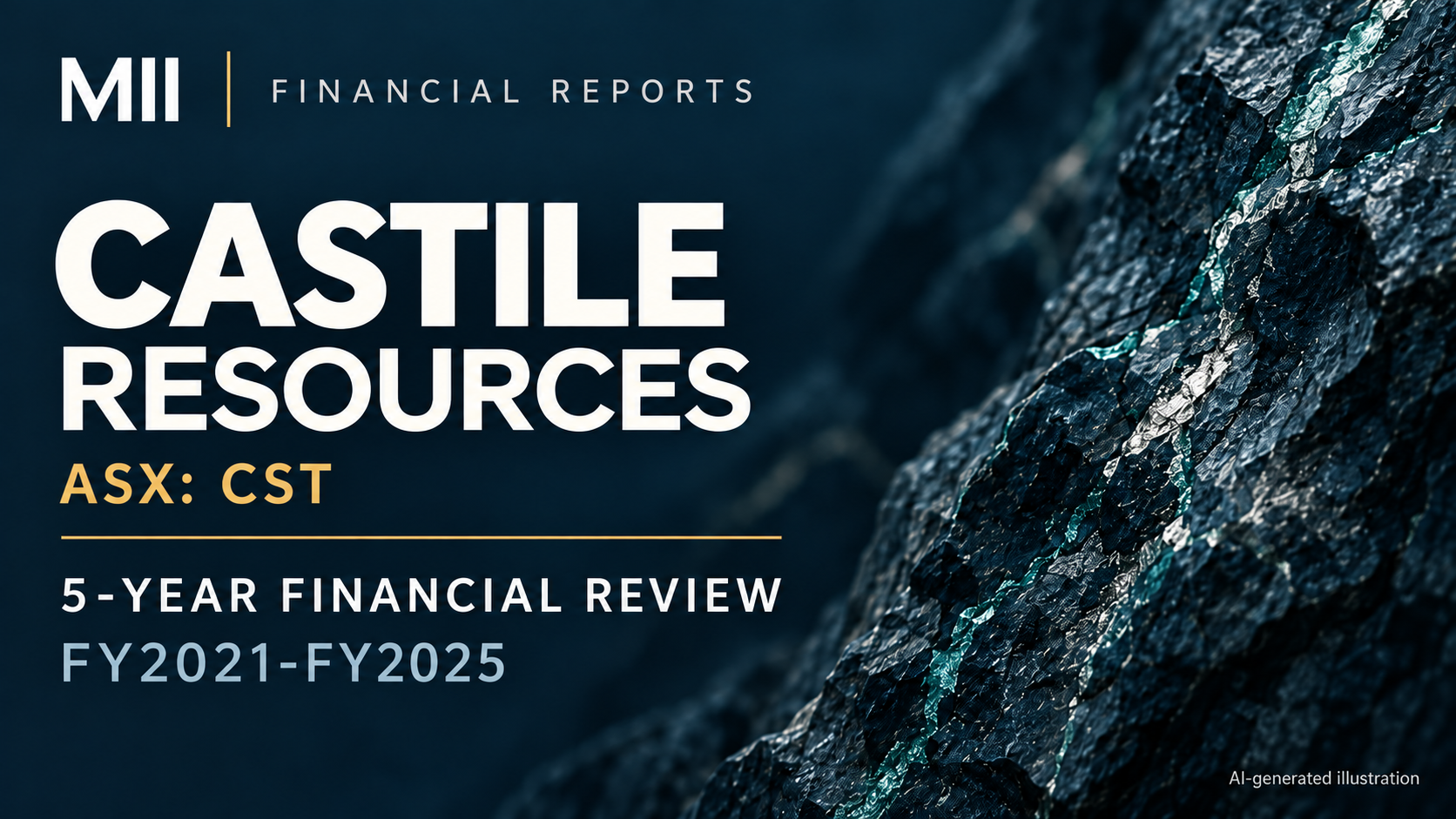 Castile Resources Limited (ASX: CST) financial review, FY2021-FY2025 — AI-generated illustration