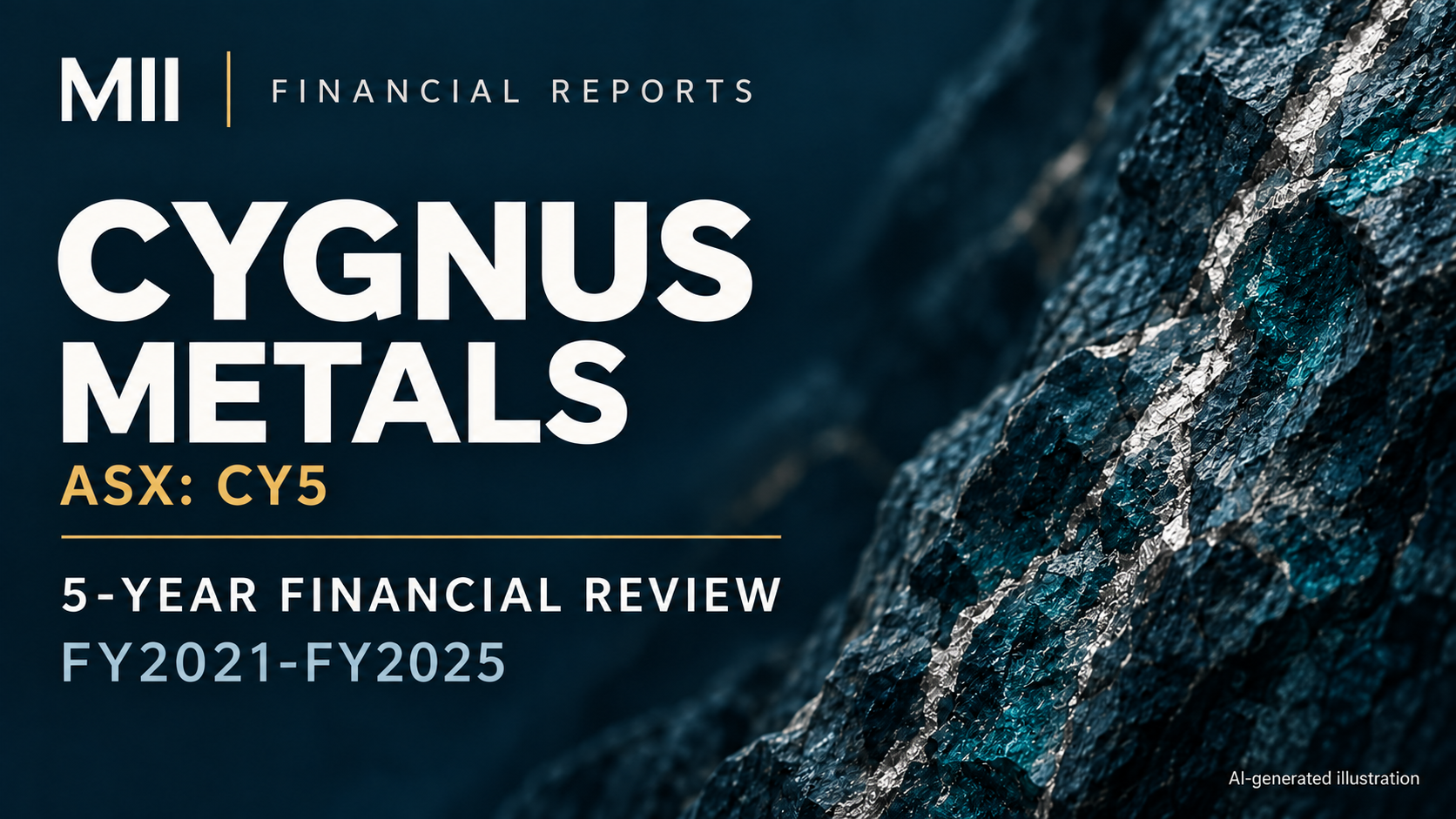 Cygnus Metals Limited (ASX: CY5) financial review, FY2021-FY2025 — AI-generated illustration