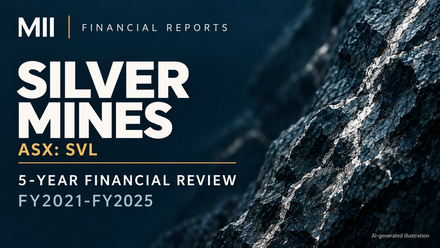 Silver Mines Limited (ASX: SVL) financial review, FY2021-FY2025 — AI-generated illustration