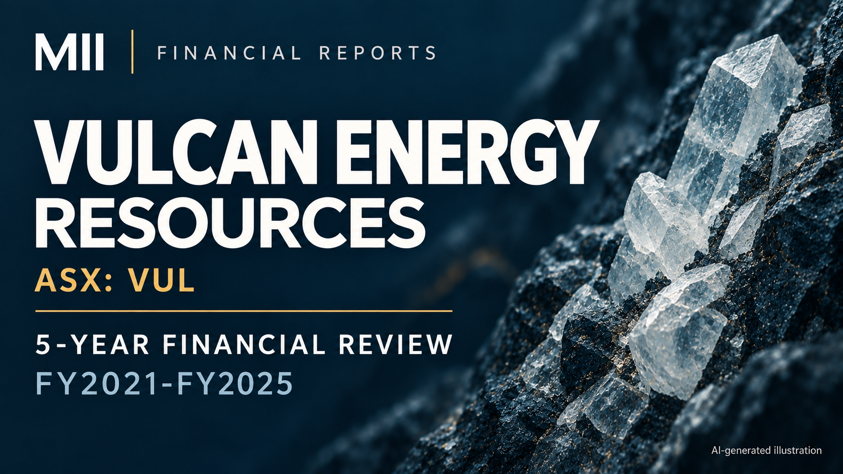 Vulcan Energy Resources Limited (ASX: VUL) financial review, FY2021-FY2025 — AI-generated illustration