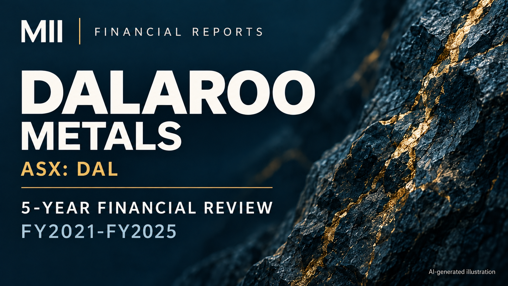 Dalaroo Metals Ltd (ASX: DAL) financial review, FY2021-FY2025 — AI-generated illustration