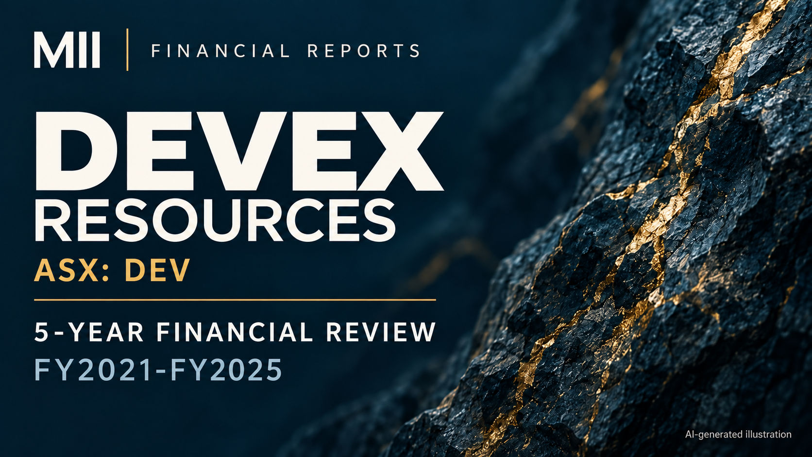 DevEx Resources Limited (ASX: DEV) financial review, FY2021-FY2025 — AI-generated illustration