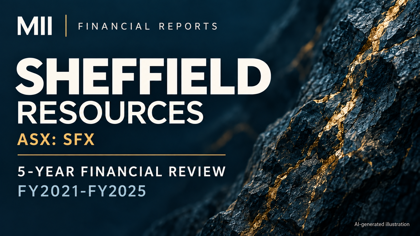 Sheffield Resources Limited (ASX: SFX) financial review, FY2021-FY2025 — AI-generated illustration