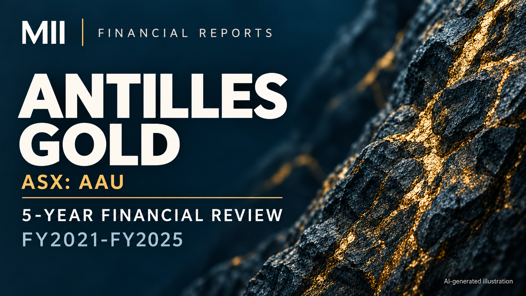 Antilles Gold Limited (ASX: AAU) financial review, FY2021-FY2025 — AI-generated illustration