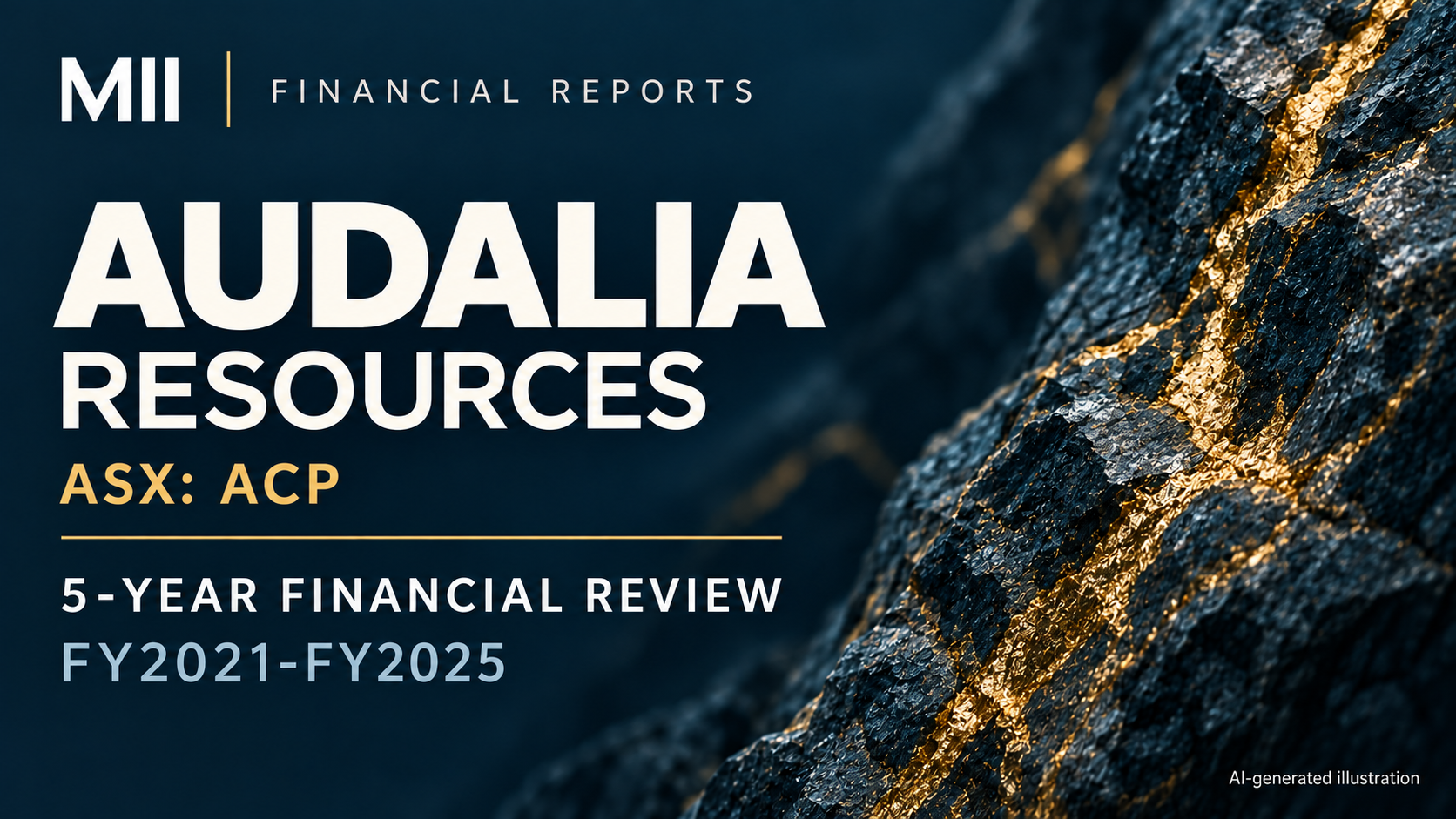 Audalia Resources Limited (ASX: ACP) financial review, FY2021-FY2025 — AI-generated illustration