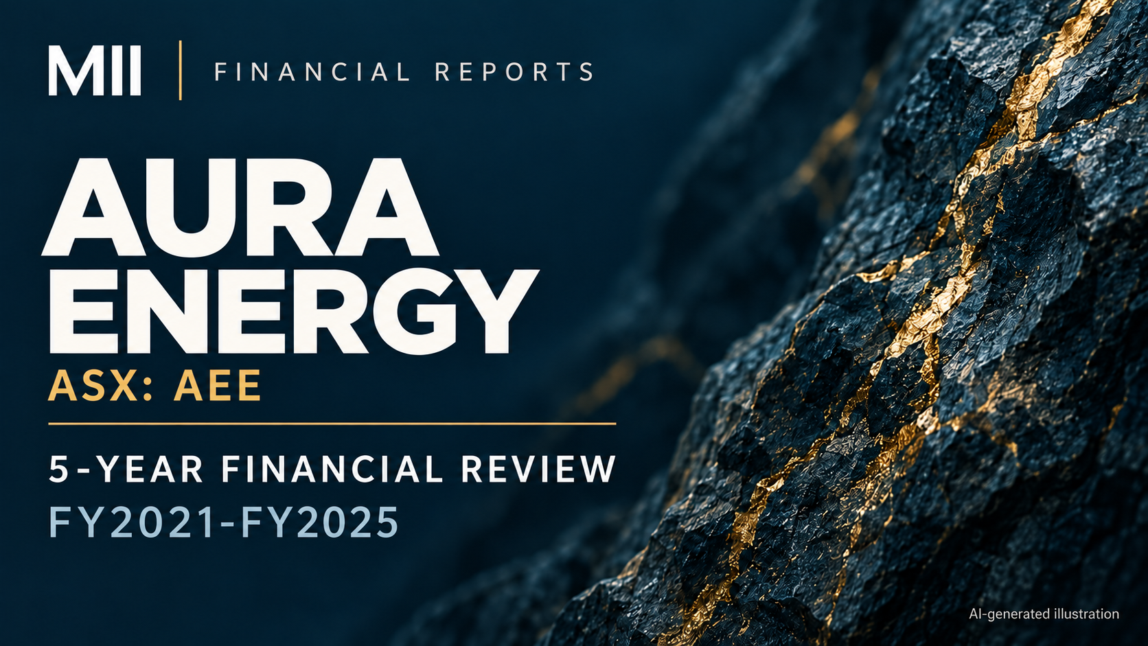 Aura Energy Limited (ASX: AEE) financial review, FY2021-FY2025 — AI-generated illustration