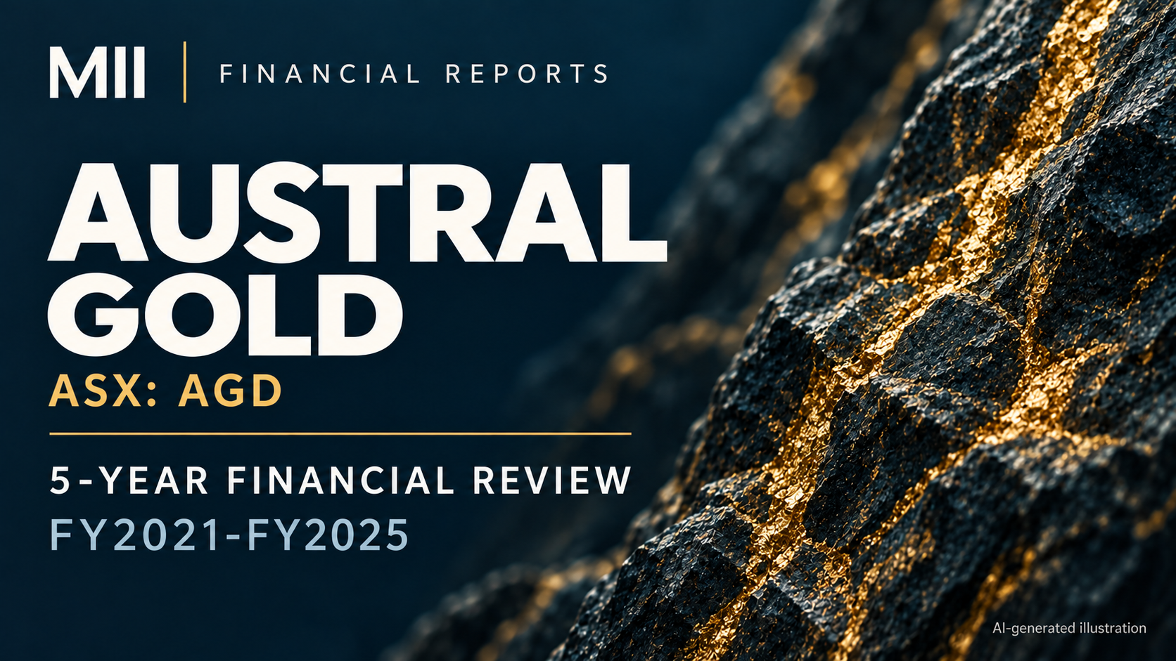 Austral Gold Limited (ASX: AGD) financial review, FY2021-FY2025 — AI-generated illustration