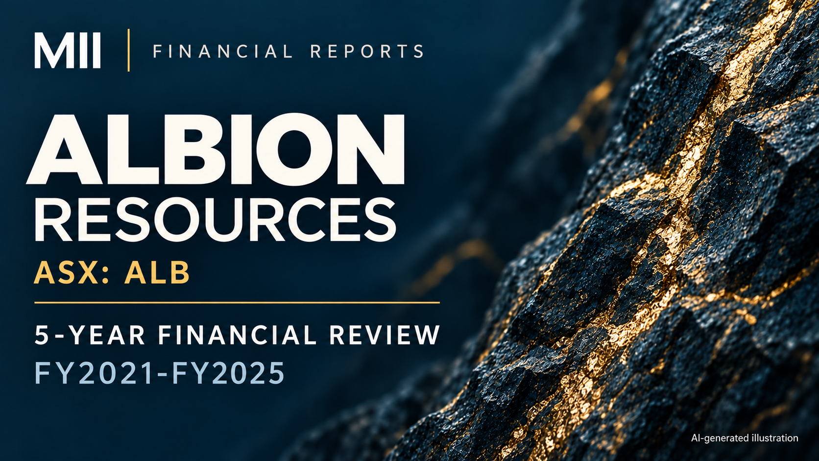Albion Resources Limited (ASX: ALB) financial review, FY2021-FY2025 — AI-generated illustration