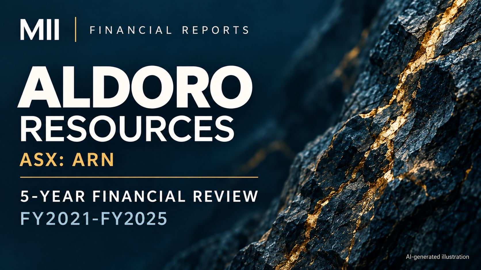 Aldoro Resources Limited (ASX: ARN) financial review, FY2021-FY2025 — AI-generated illustration