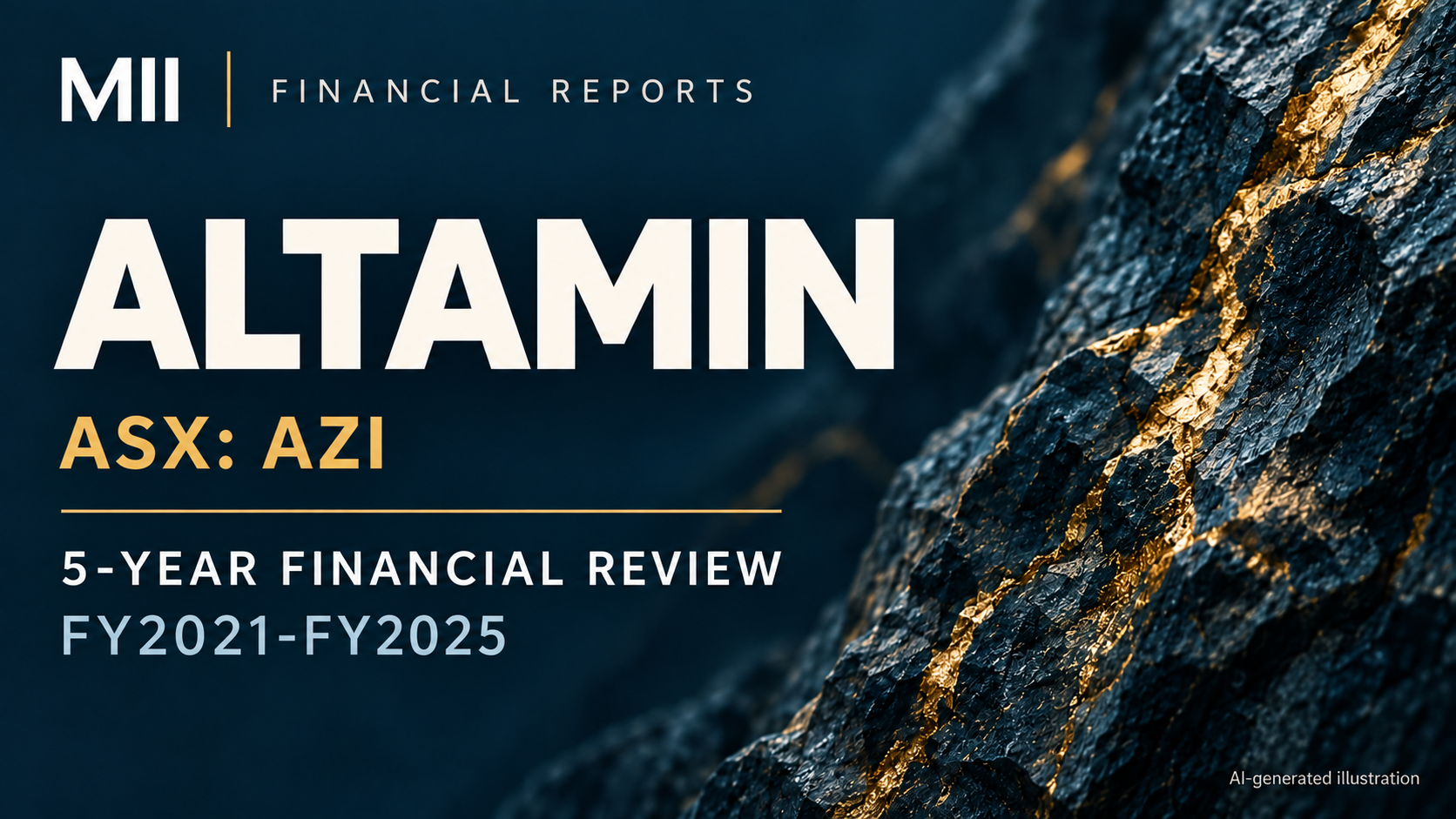 Altamin Limited (ASX: AZI) financial review, FY2021-FY2025 — AI-generated illustration