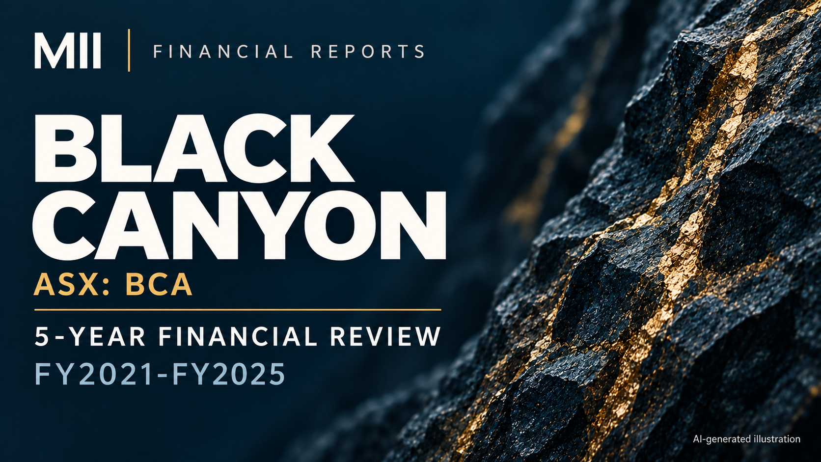Black Canyon Limited (ASX: BCA) financial review, FY2021-FY2025 — AI-generated illustration