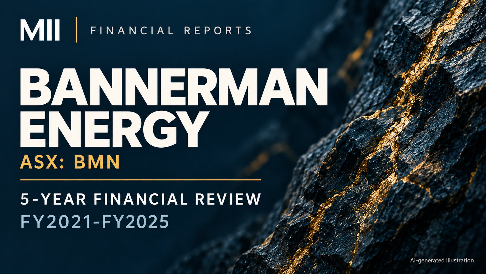 Bannerman Energy (ASX: BMN) financial review, FY2021-FY2025 — AI-generated illustration