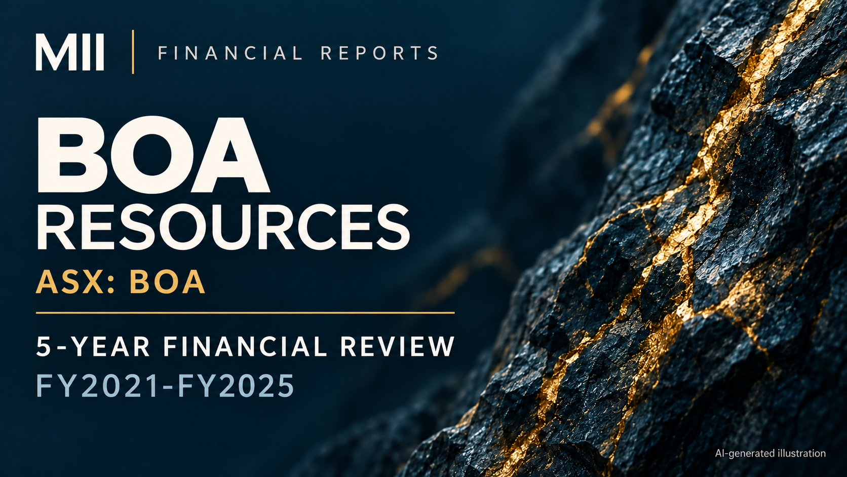 BOA Resources Limited (ASX: BOA) financial review, FY2021-FY2025 — AI-generated illustration