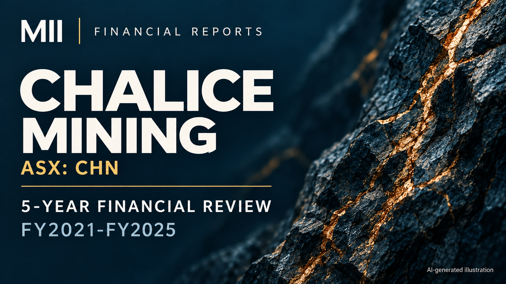 Chalice Mining Limited (ASX: CHN) financial review, FY2021-FY2025 — AI-generated illustration