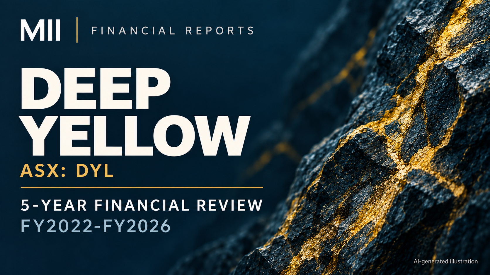 Deep Yellow (ASX: DYL) financial review, FY2022-FY2026 — AI-generated illustration