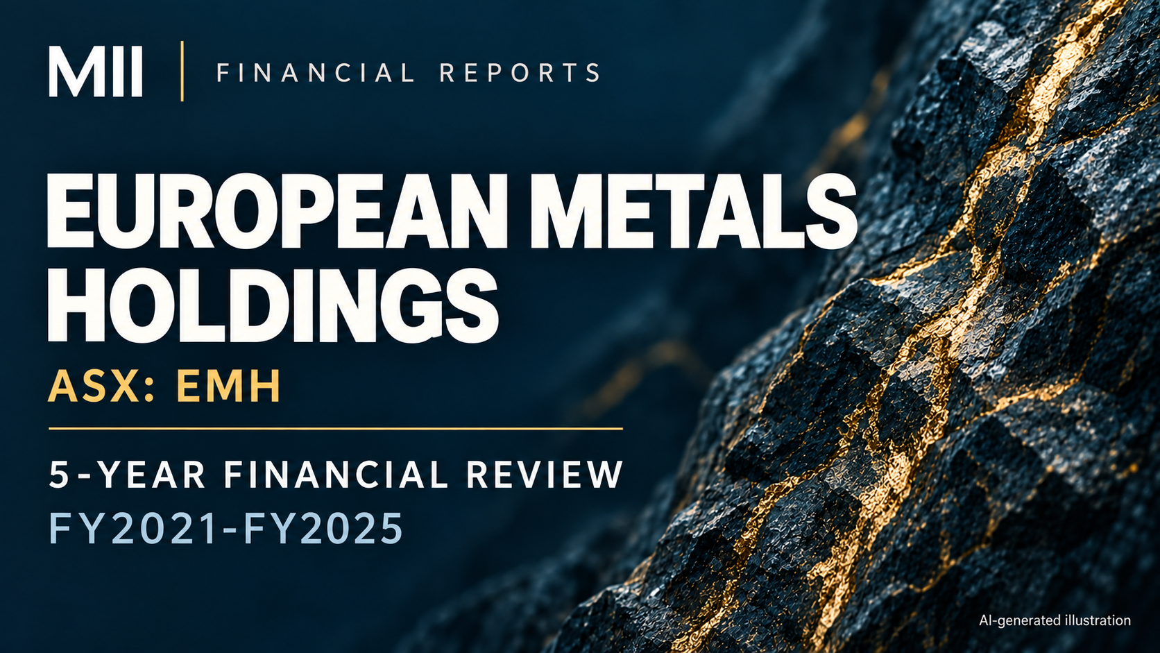 European Metals Holdings (ASX: EMH) financial review, FY2021-FY2025 — AI-generated illustration