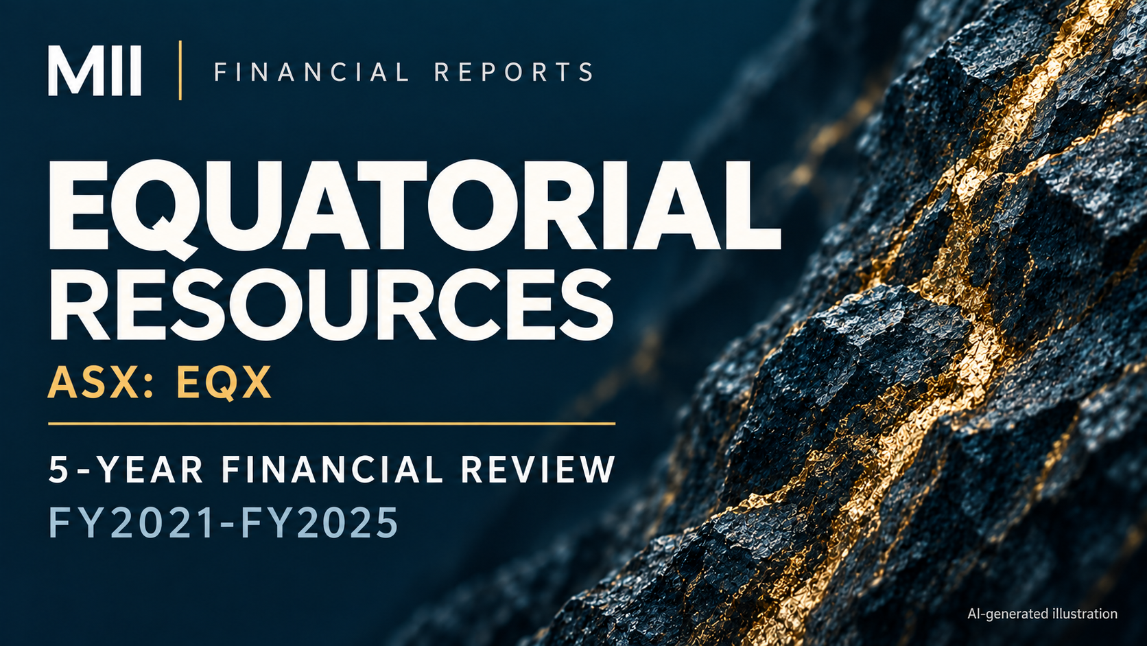 Equatorial Resources (ASX: EQX) financial review, FY2021-FY2025 — AI-generated illustration