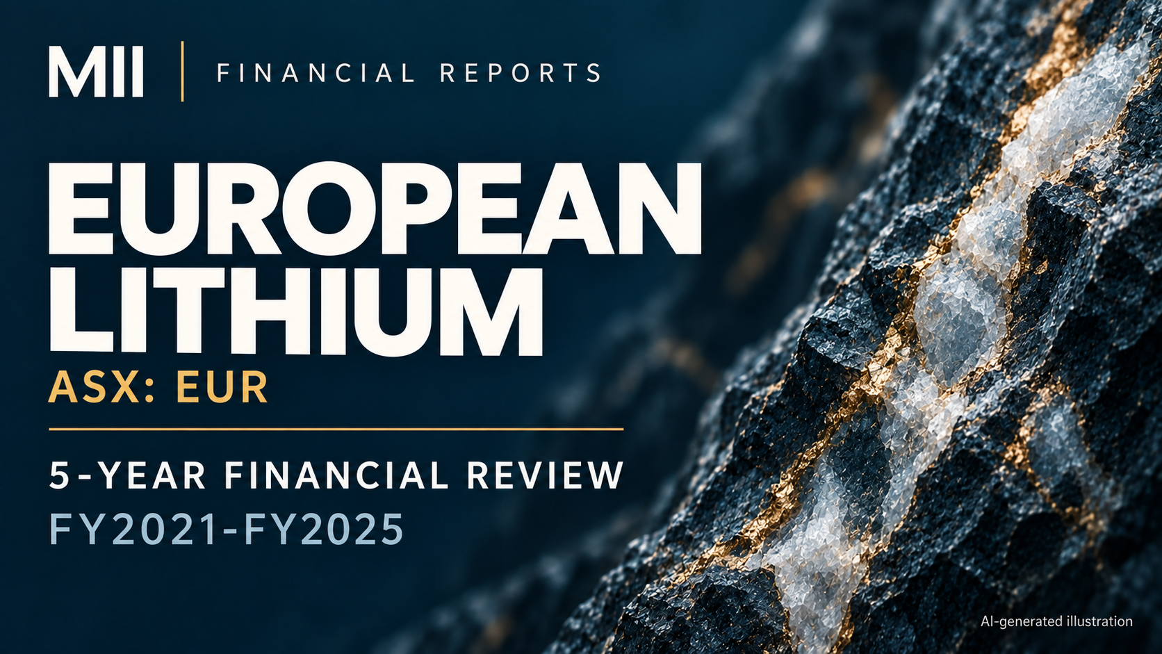 European Lithium (ASX: EUR) financial review, FY2021-FY2025 — AI-generated illustration