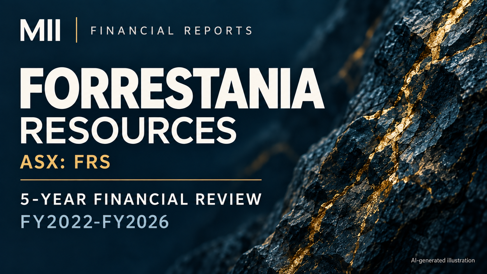 Forrestania Resources (ASX: FRS) financial review, FY2022-FY2026 — AI-generated illustration