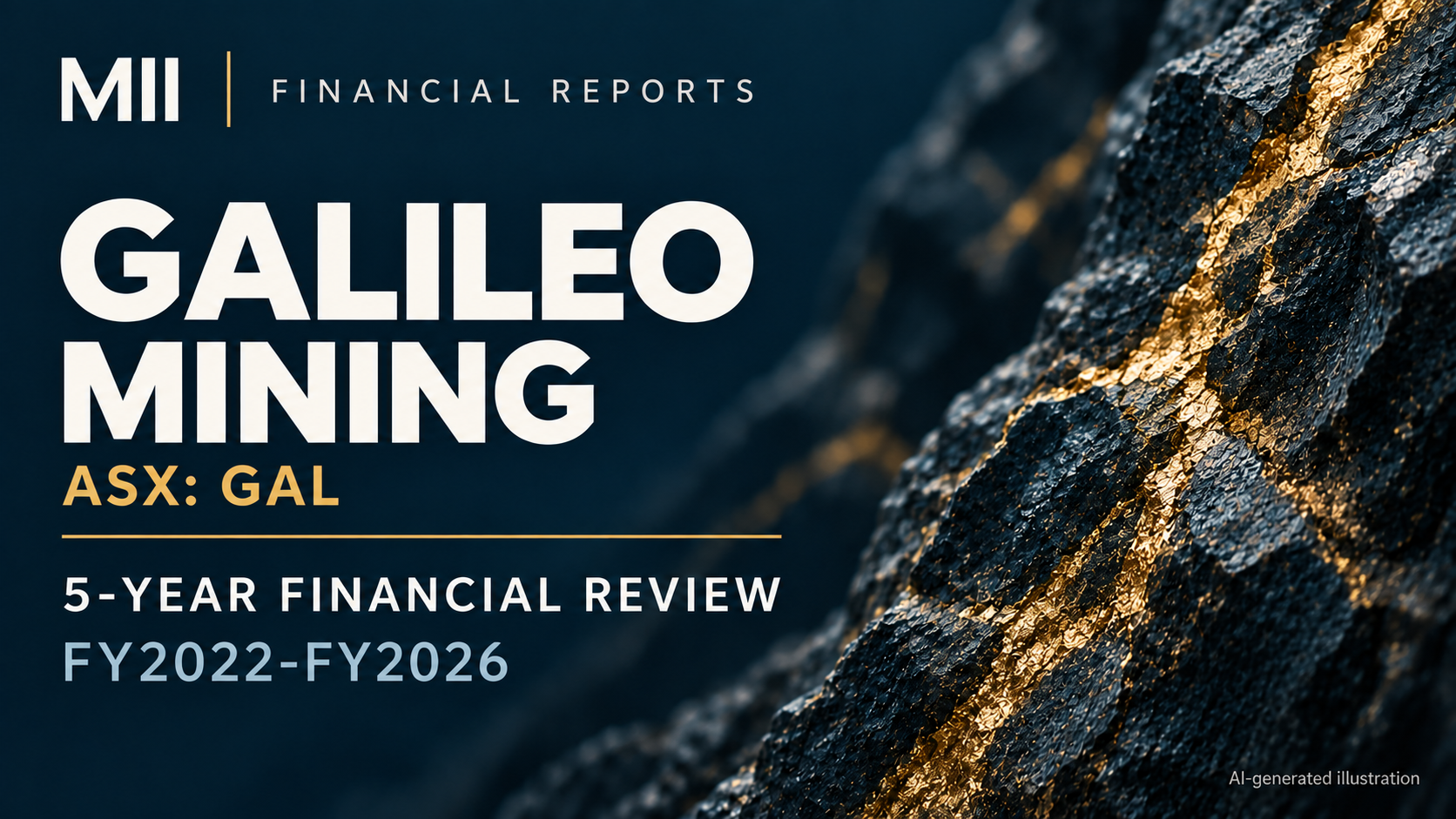 Galileo Mining (ASX: GAL) financial review, FY2022-FY2026 — AI-generated illustration