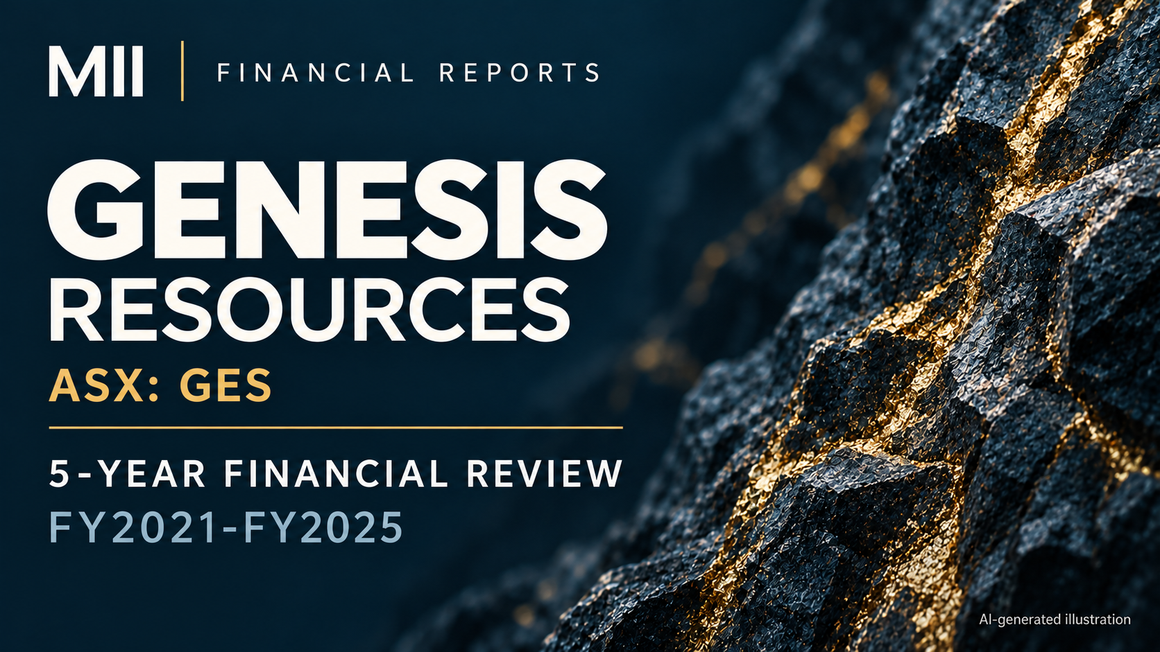 Genesis Resources (ASX: GES) financial review, FY2021-FY2025 — AI-generated illustration