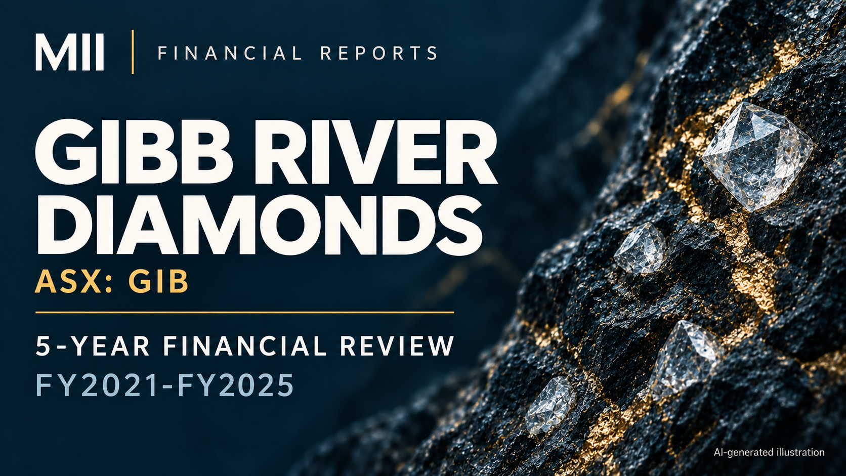 Gibb River Diamonds (ASX: GIB) financial review, FY2021-FY2025 — AI-generated illustration