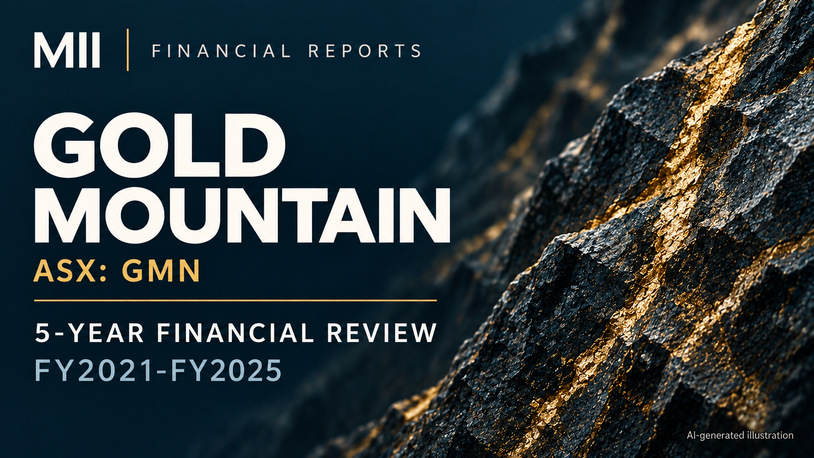 Gold Mountain (ASX: GMN) financial review, FY2021-FY2025 — AI-generated illustration