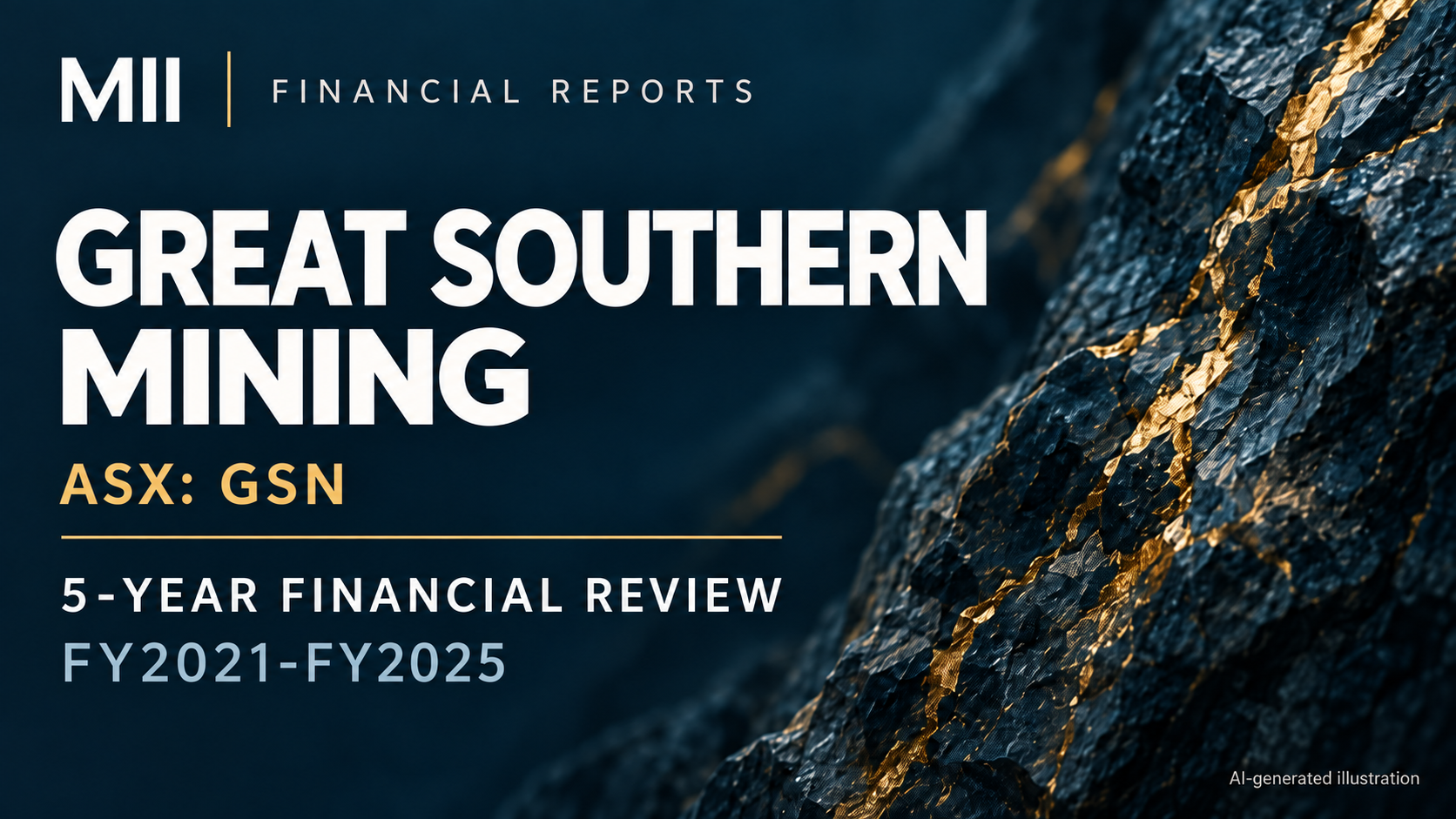 Great Southern Mining Limited (ASX: GSN) financial review, FY2021-FY2025 — AI-generated illustration
