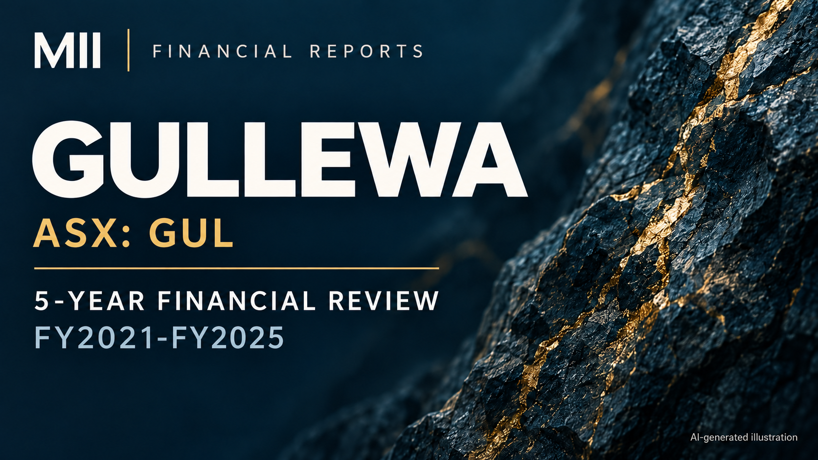 Gullewa Limited (ASX: GUL) financial review, FY2021-FY2025 — AI-generated illustration