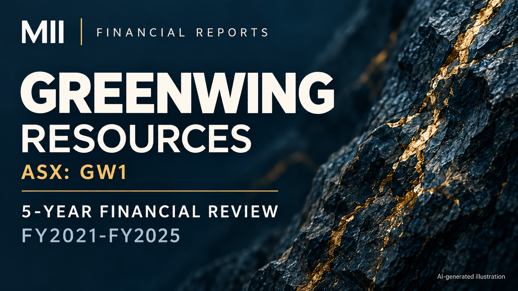 Greenwing Resources Ltd (ASX: GW1) financial review, FY2021-FY2025 — AI-generated illustration