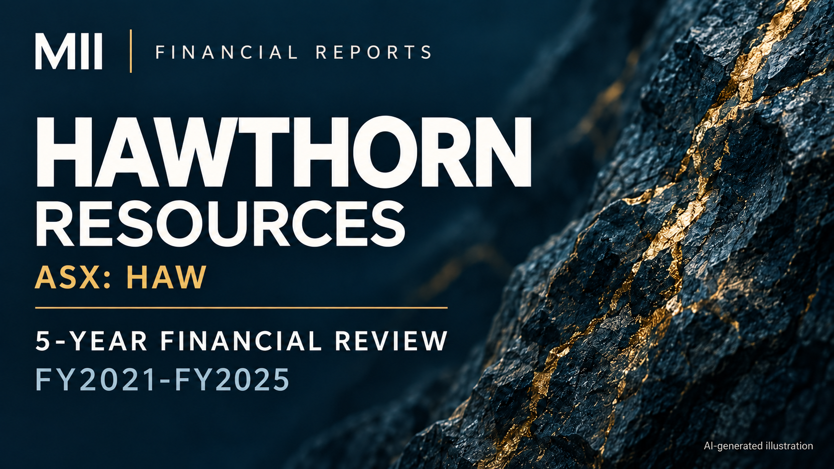 Hawthorn Resources Limited (ASX: HAW) financial review, FY2021-FY2025 — AI-generated illustration