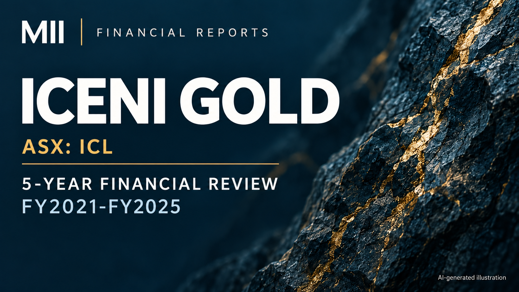 Iceni Gold Limited (ASX: ICL) financial review, FY2021-FY2025 — AI-generated illustration