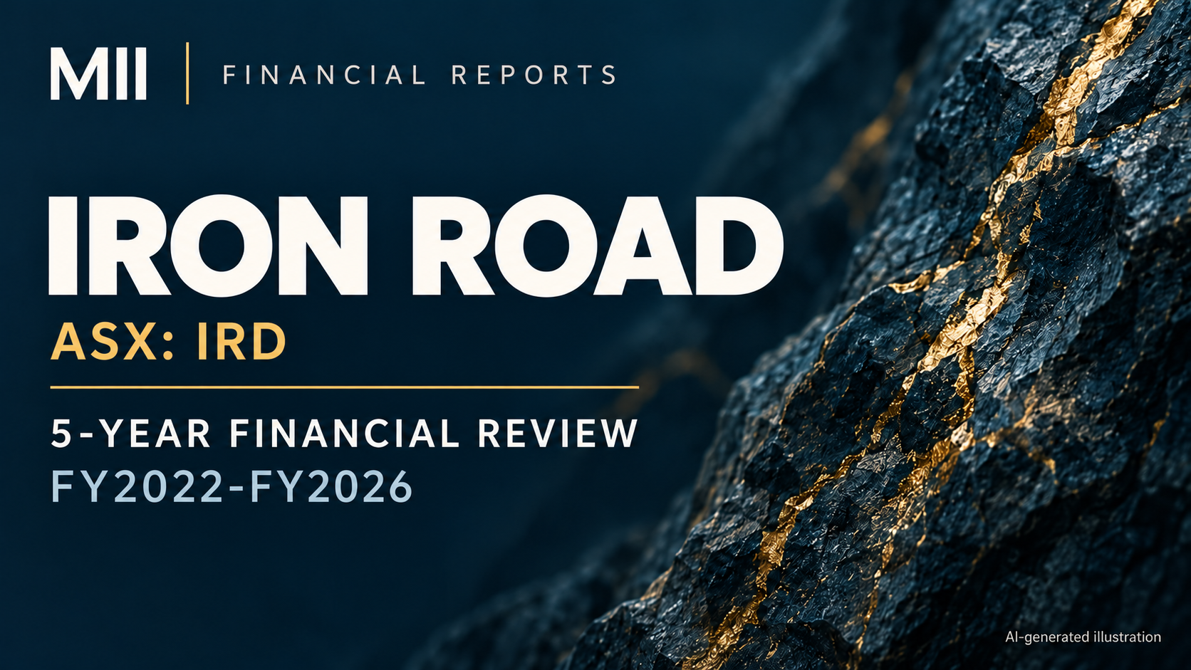 Iron Road Limited (ASX: IRD) financial review, FY2022-FY2026 — AI-generated illustration