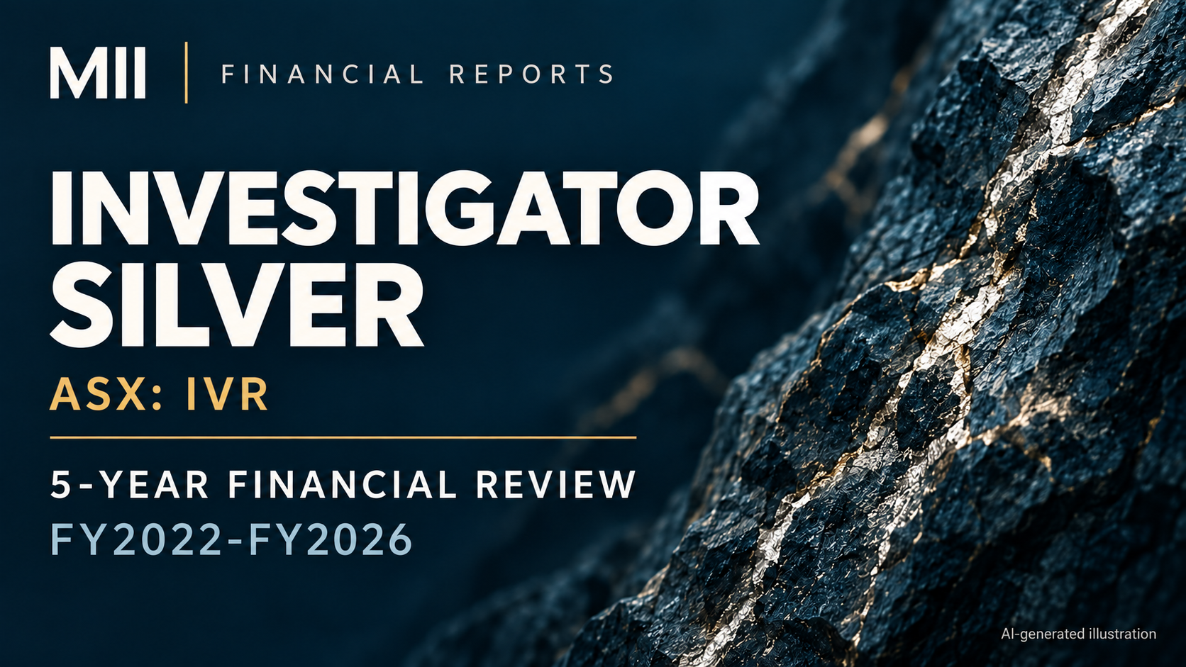 Investigator Silver Limited (ASX: IVR) financial review, FY2022-FY2026 — AI-generated illustration