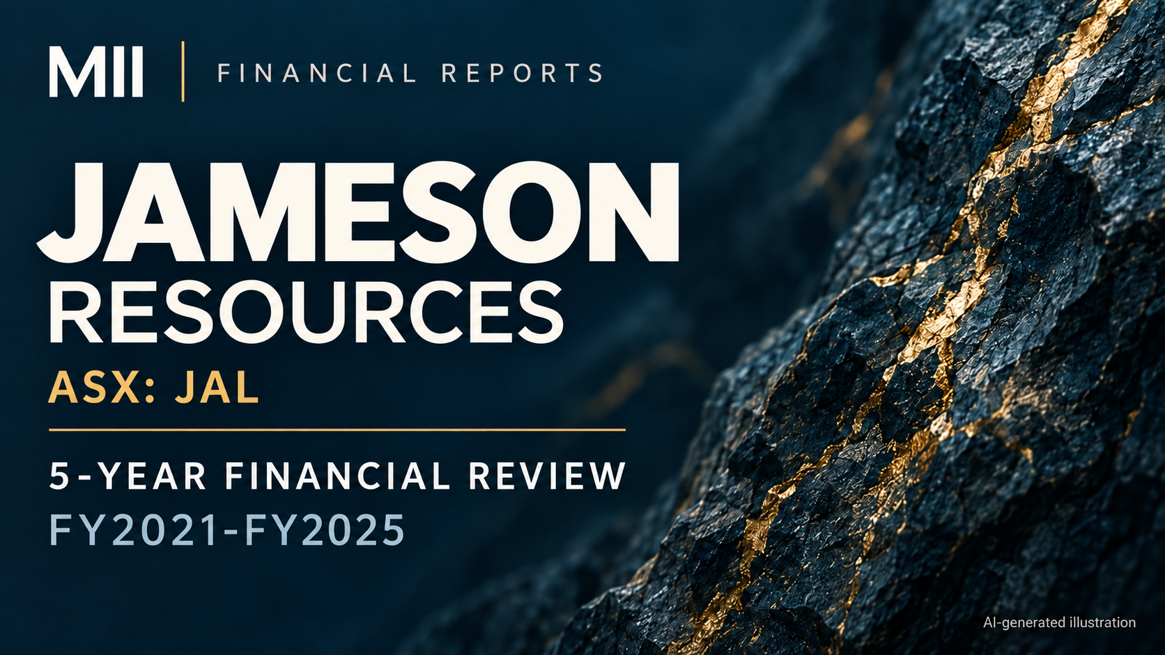Jameson Resources Limited (ASX: JAL) financial review, FY2021-FY2025 — AI-generated illustration
