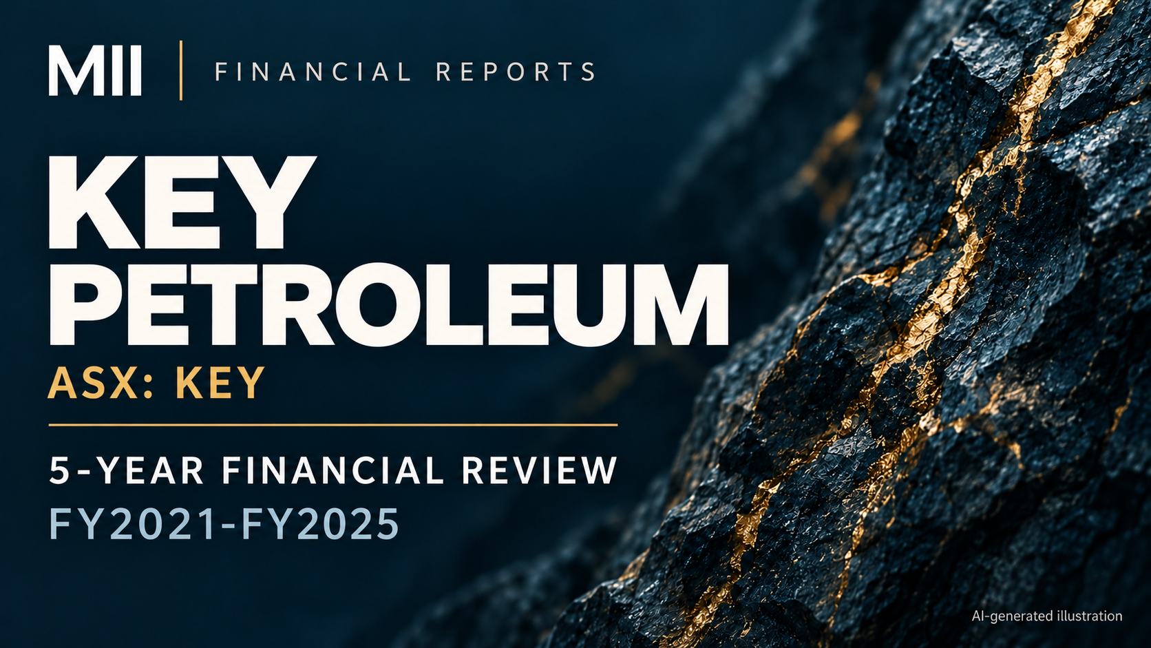 Key Petroleum Limited (ASX: KEY) financial review, FY2021-FY2025 — AI-generated illustration