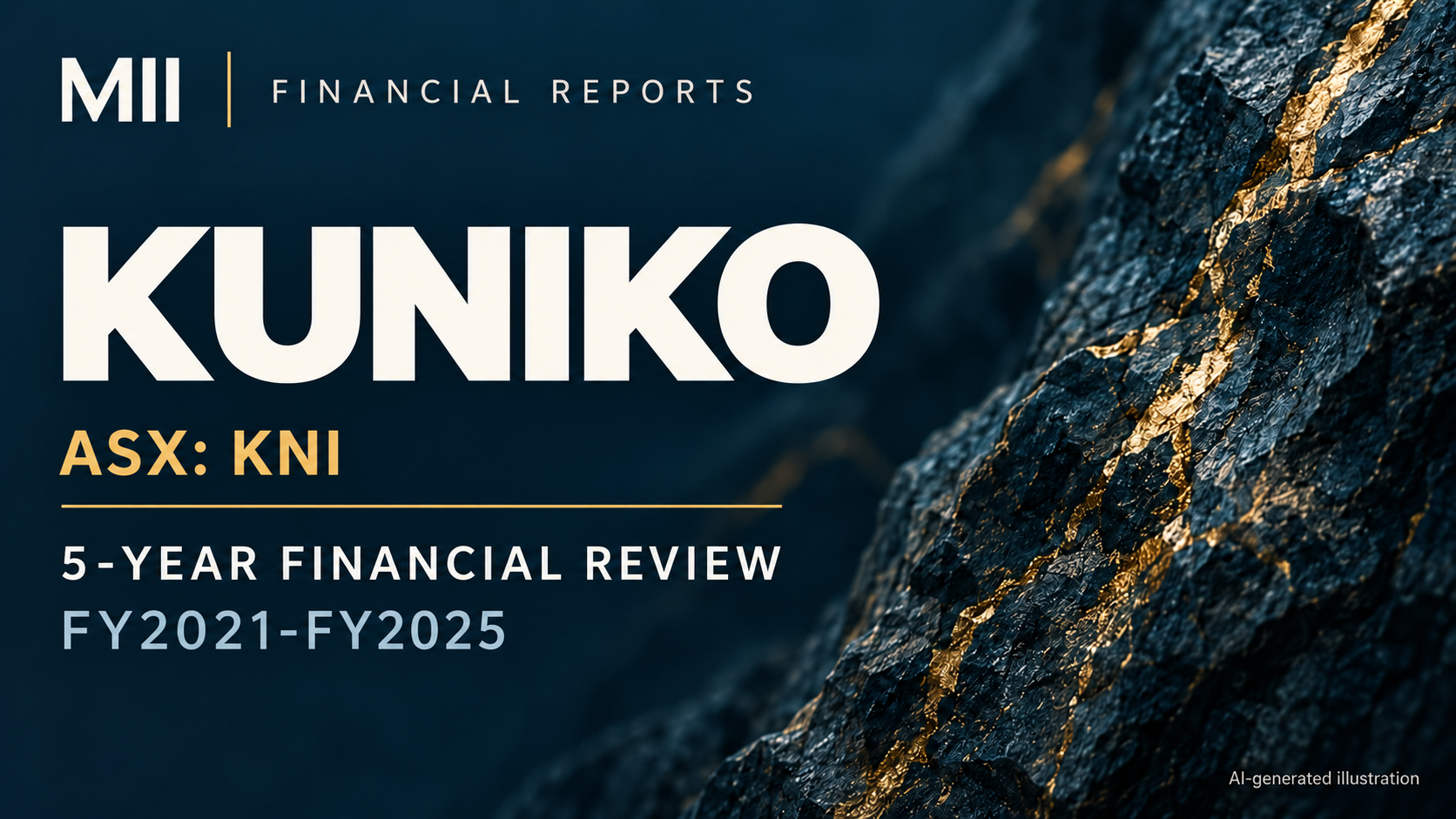 Kuniko Limited (ASX: KNI) financial review, FY2021-FY2025 — AI-generated illustration