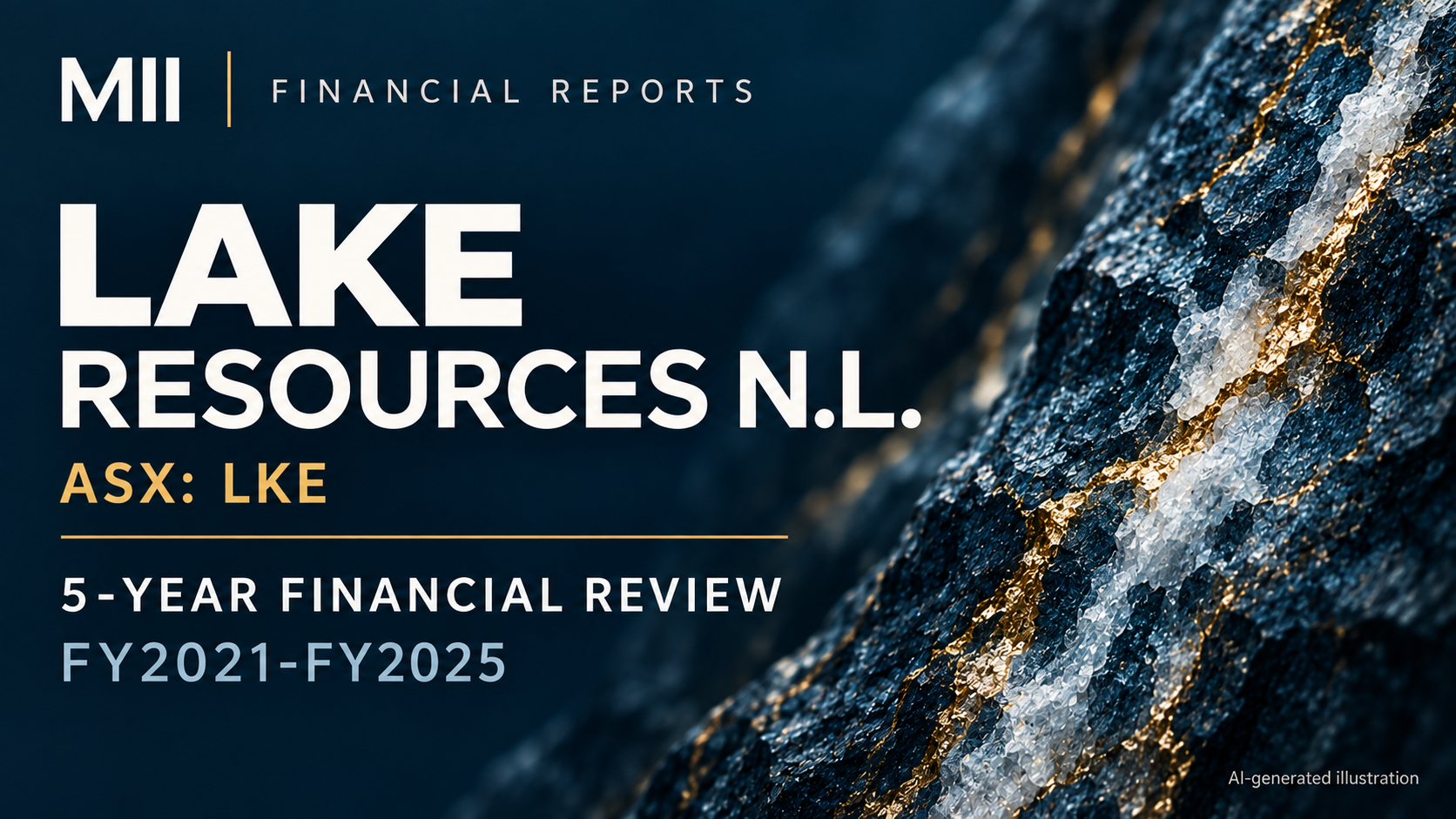 Lake Resources N.L. (ASX: LKE) financial review, FY2021-FY2025 — AI-generated illustration