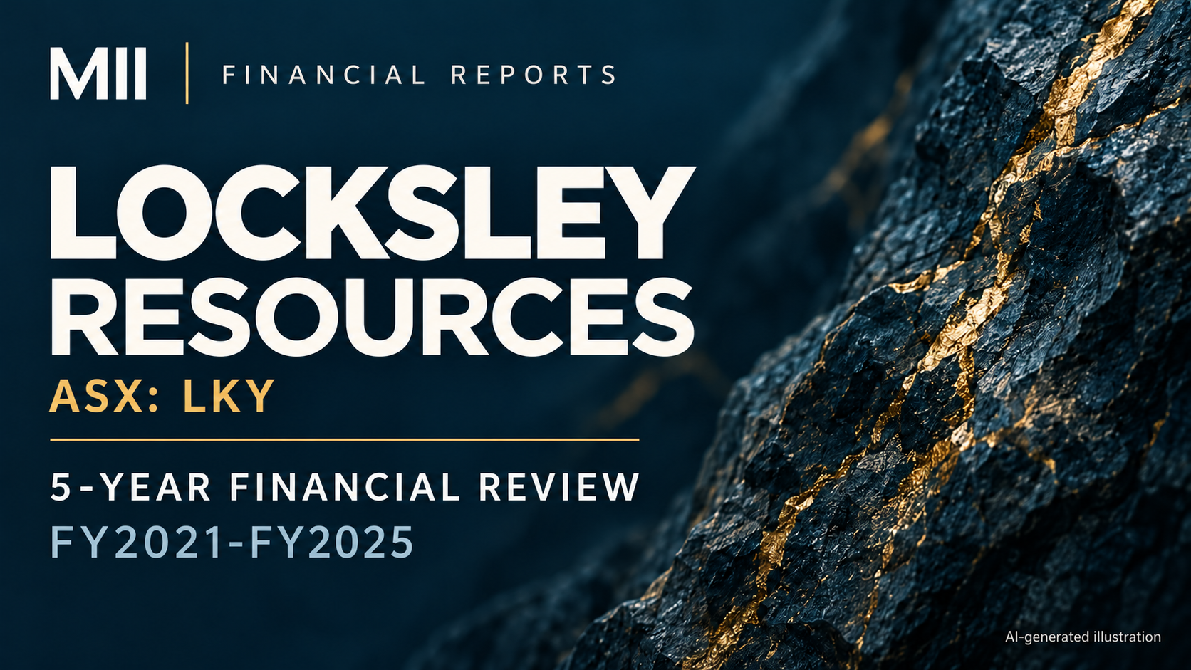 Locksley Resources Limited (ASX: LKY) financial review, FY2021-FY2025 — AI-generated illustration