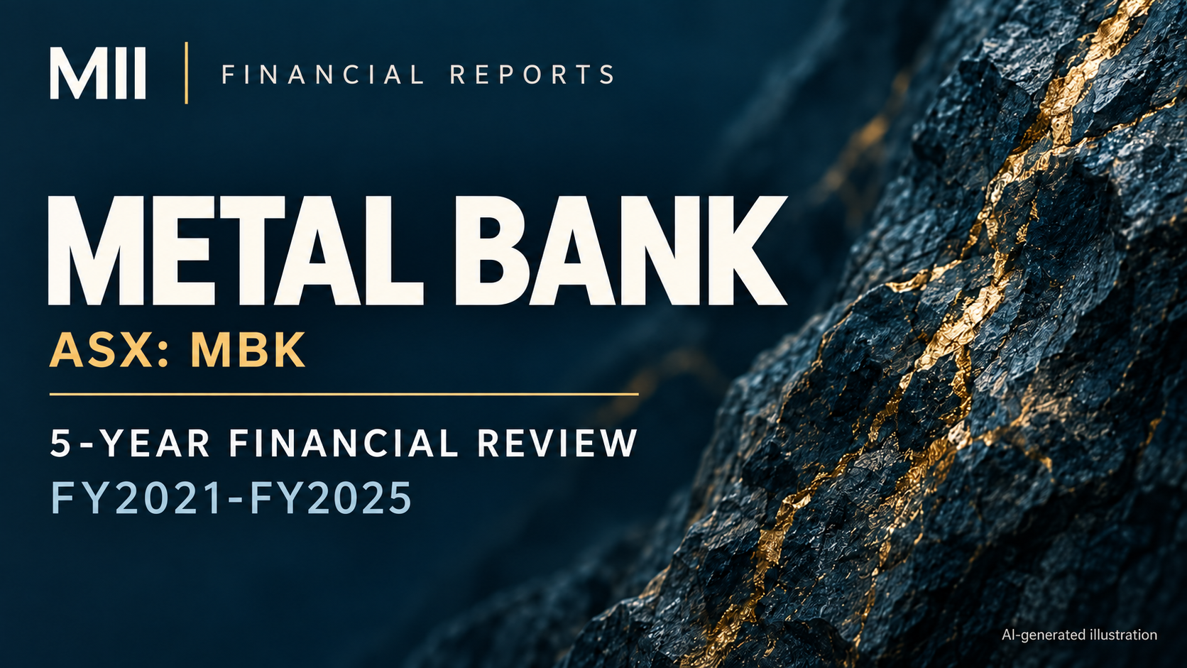 Metal Bank Limited (ASX: MBK) financial review, FY2021-FY2025 — AI-generated illustration