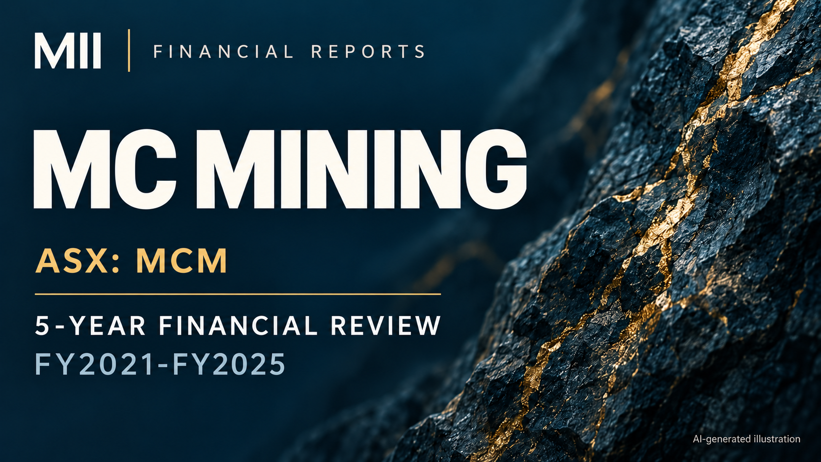 MC Mining Limited (ASX: MCM) financial review, FY2021-FY2025 — AI-generated illustration