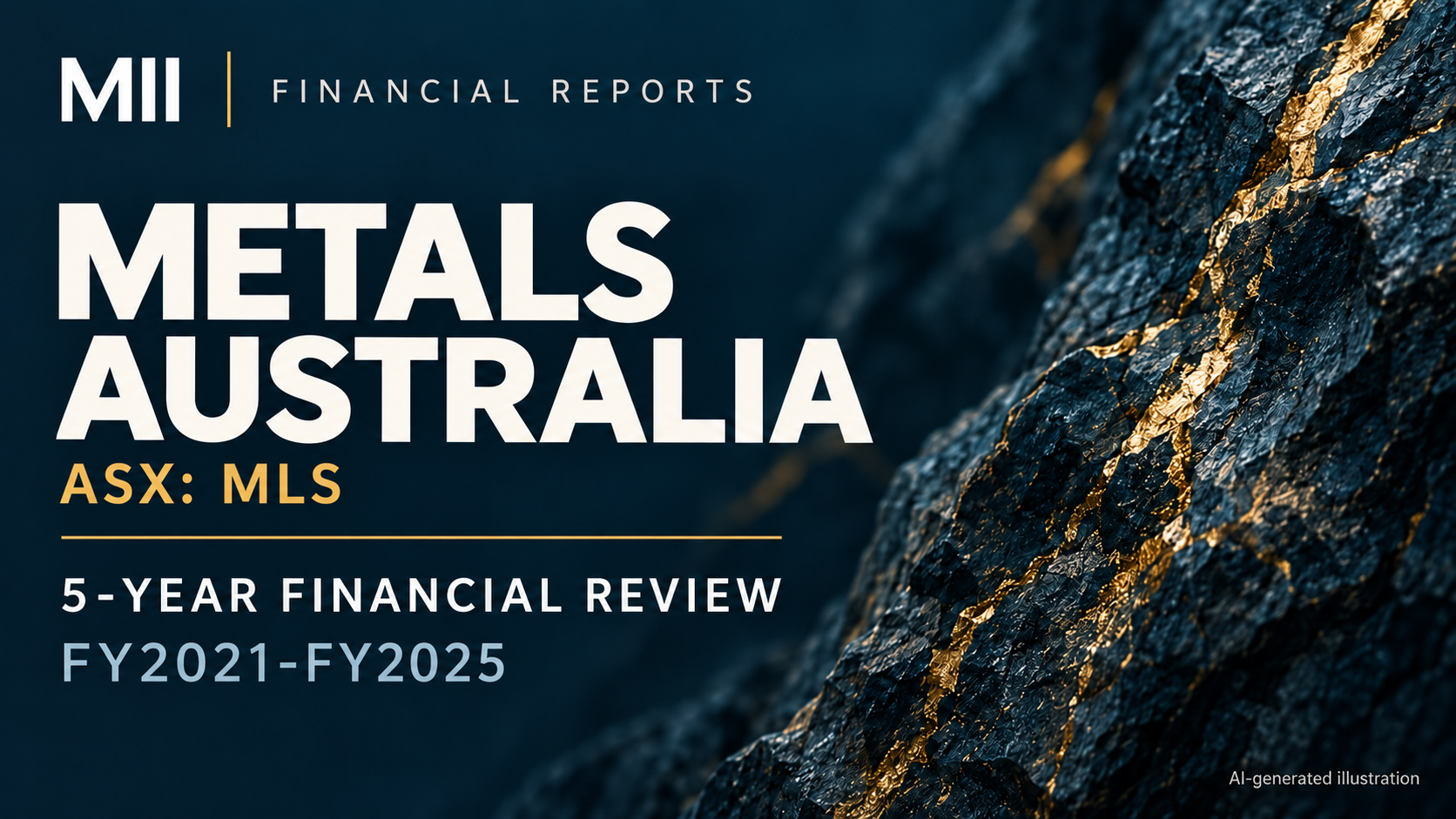 Metals Australia Ltd (ASX: MLS) financial review, FY2021-FY2025 — AI-generated illustration