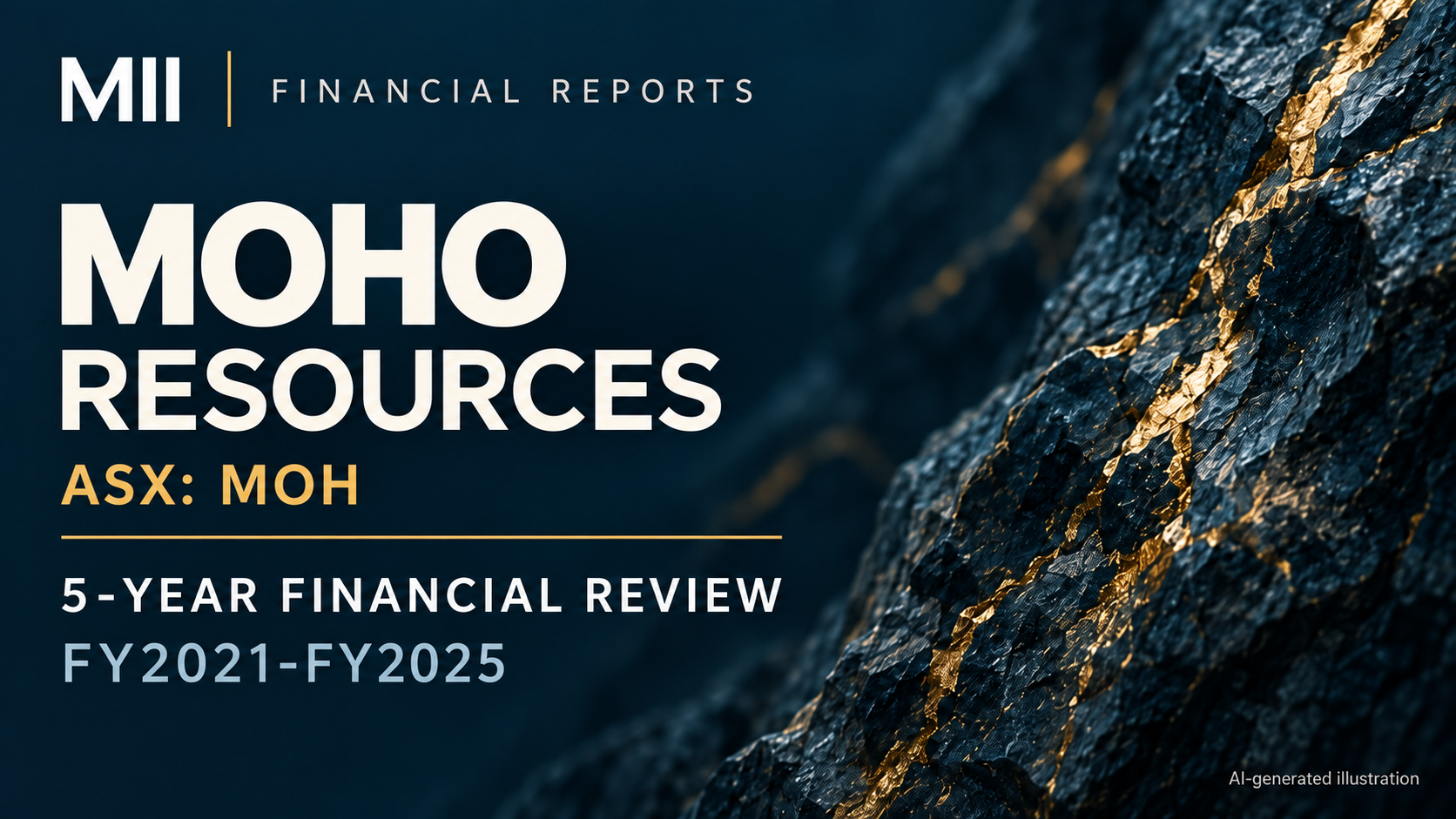 Moho Resources Limited (ASX: MOH) financial review, FY2021-FY2025 — AI-generated illustration