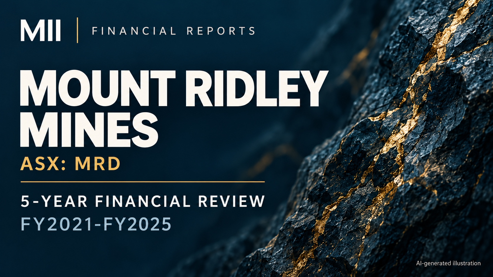Mount Ridley Mines Limited (ASX: MRD) financial review, FY2021-FY2025 — AI-generated illustration