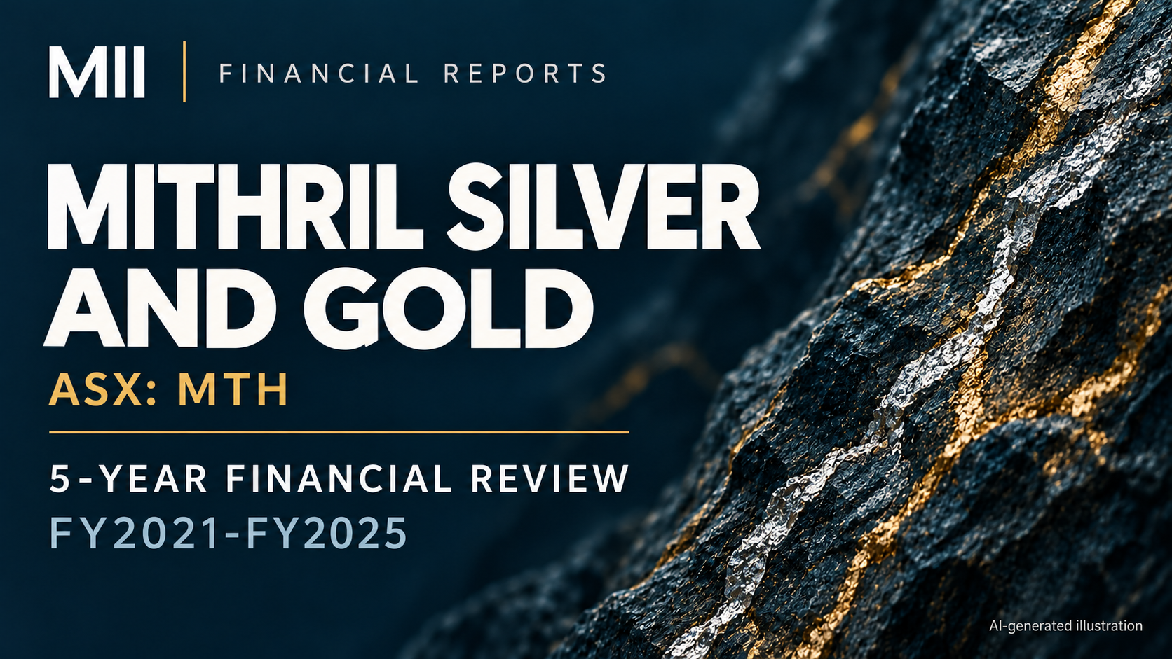 Mithril Silver and Gold Limited (ASX: MTH) financial review, FY2021-FY2025 — AI-generated illustration