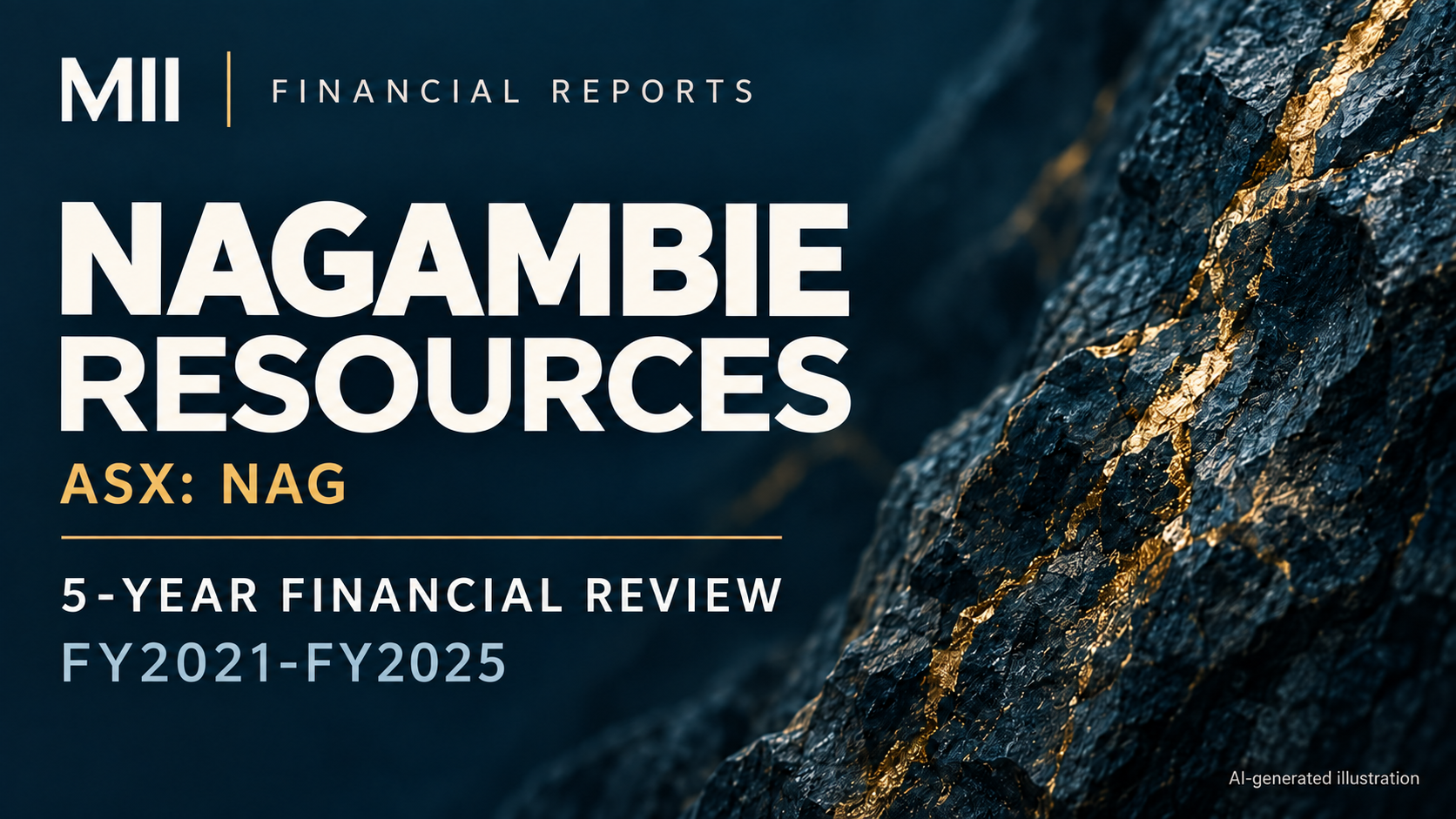 Nagambie Resources Limited (ASX: NAG) financial review, FY2021-FY2025 — AI-generated illustration